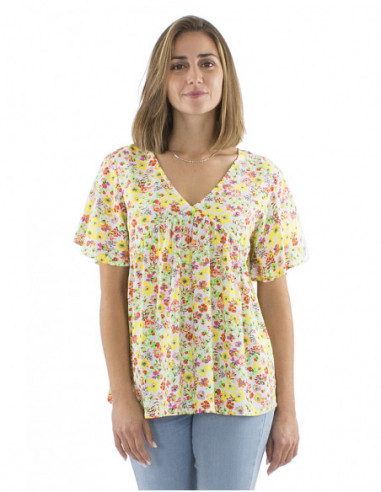 Romantic flared cut blouse