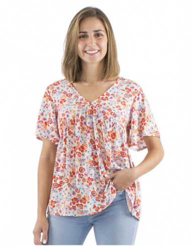 Romantic flared cut blouse