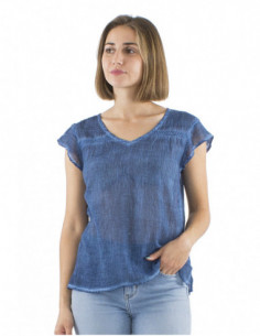 Top bohème original effet tie and dye, coton 2
