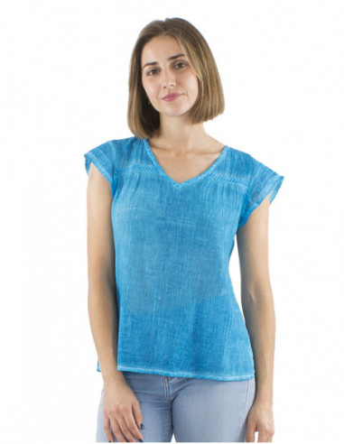 Top bohème original effet tie and dye, coton