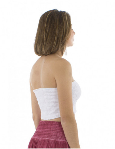 bandeau uni élastique, smock