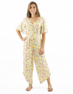 Boho flowery jumpsuit