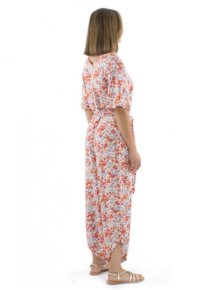 Boho flowery jumpsuit