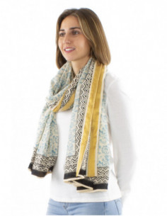 Foulard bohème motif ethnique