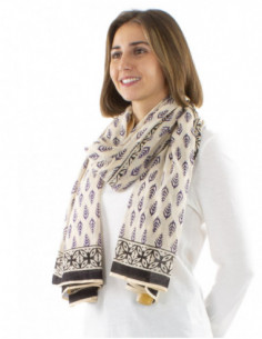 Foulard bohème motif ethnique