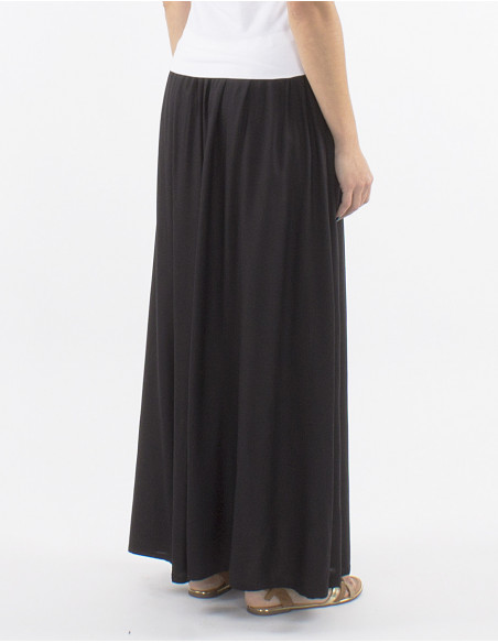 Long boho skirt soft and fluid fabric