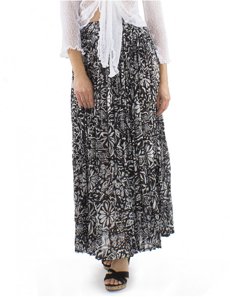 Original long boho skirt 100% cotton