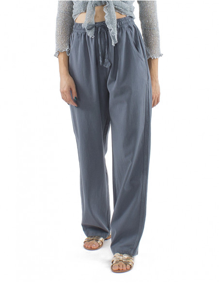 100% cotton boho chic pants