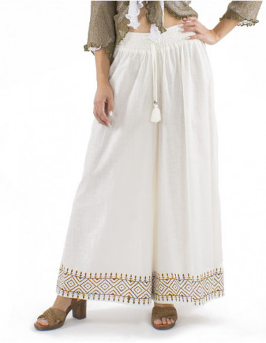 Large cut boho ethnic pants