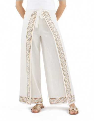 Wrap pants african style