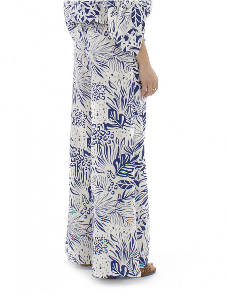 Boho pants jungle pattern