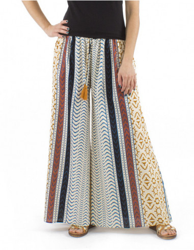 Oversized pants african pattern