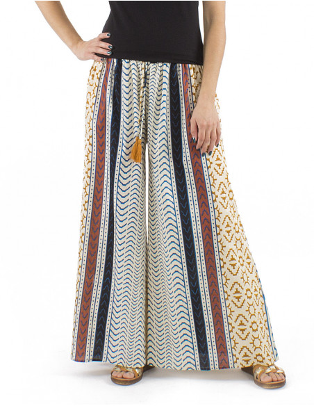 Oversized pants african pattern