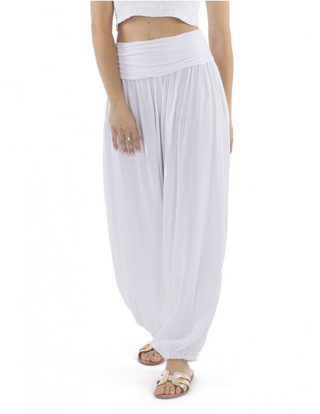 sarouel fluide taille élastique 