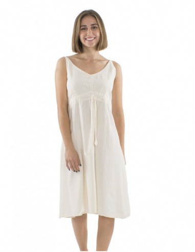 Robe midi boho chic 100% coton
