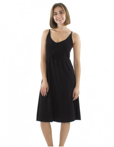 Robe midi boho chic 100% coton