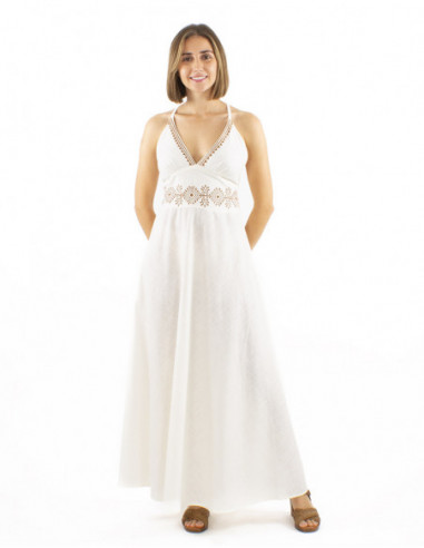 Robe longue bohème style ethnique