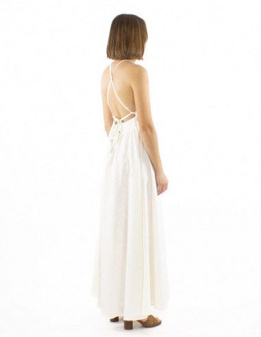 Long boho ethnic dress