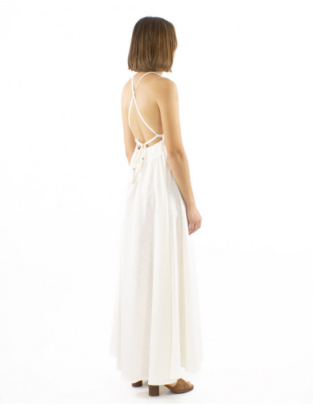 Long boho ethnic dress