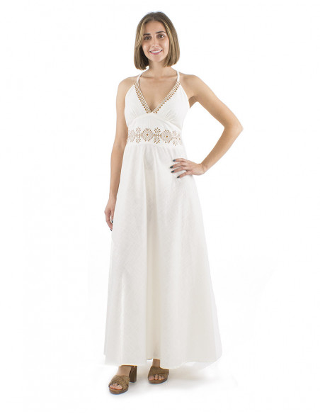 Long boho ethnic dress