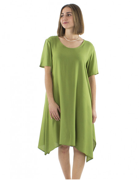 Robe bohème chic coupe parapluie ample et confortable couleur vive