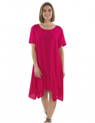 Robe bohème chic coupe parapluie ample et confortable couleur vive