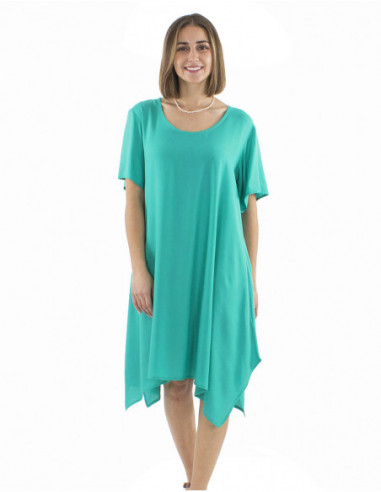 Robe bohème chic coupe parapluie ample et confortable couleur vive