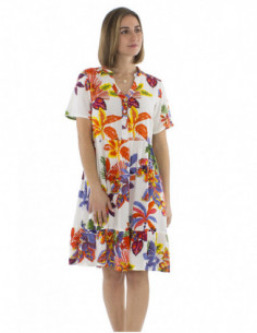 Tropical short dress with... 2