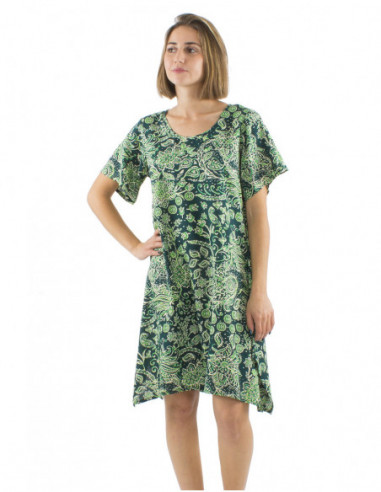Original short dress paisley pattern