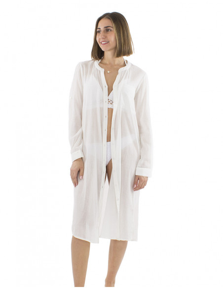 Shirt dress / long light jacket