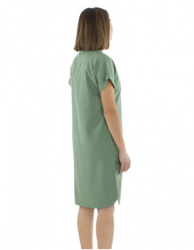 Robe chic avec lin coupe classique
