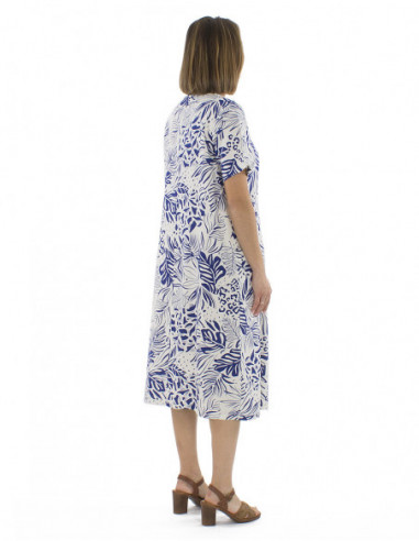 Robe ample boho chic avec lin