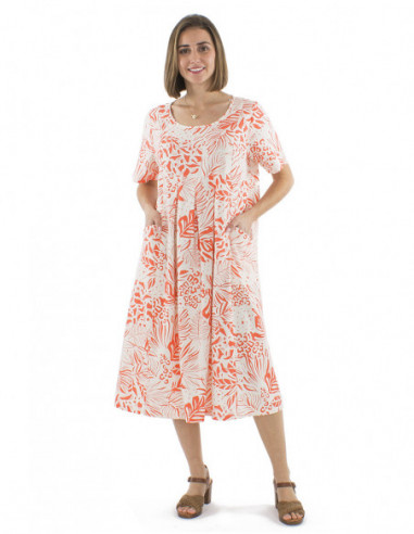 Robe ample boho chic avec lin