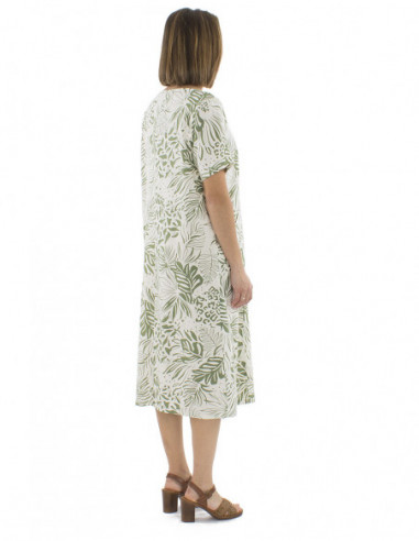 Robe ample boho chic avec lin