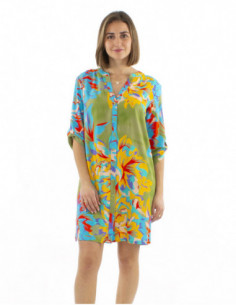 Robe tunique originale bohème chic colorée