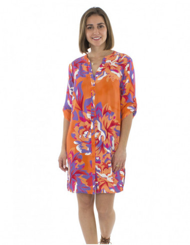 Robe tunique originale bohème chic colorée