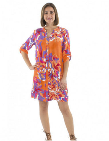 Robe tunique originale bohème chic colorée