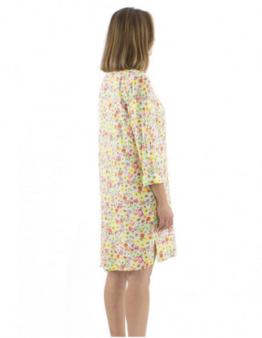 Romantic long shirt dress
