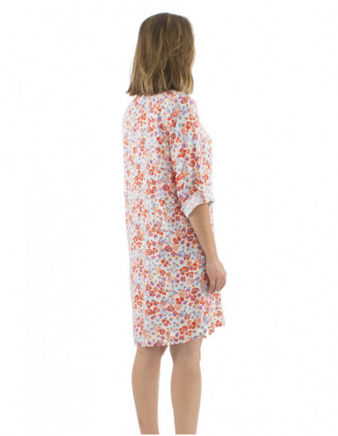 Robe tunique bohème fleurie romantique