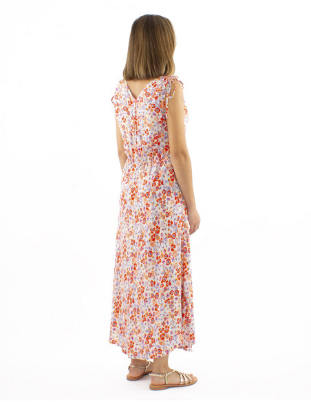 Romantic flowery  long dress