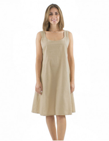 Elegant chic dress 100% cotton