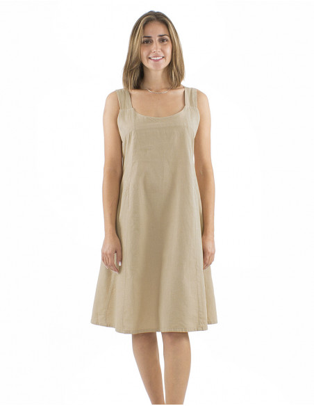 Robe courte chic bohème coton