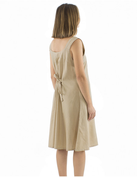 Robe courte chic bohème coton