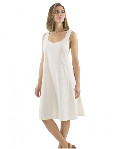 Elegant chic dress 100% cotton