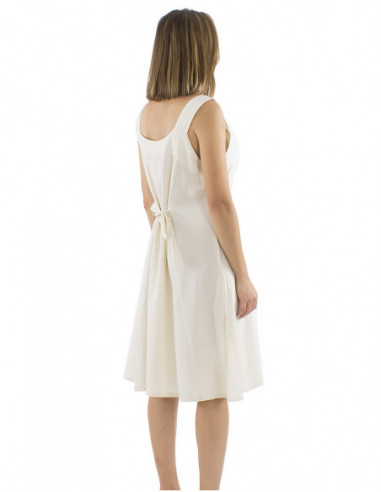 Robe courte chic bohème coton