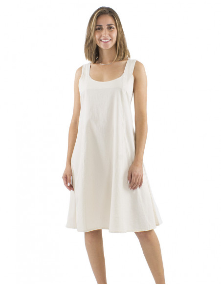 Elegant chic dress 100% cotton