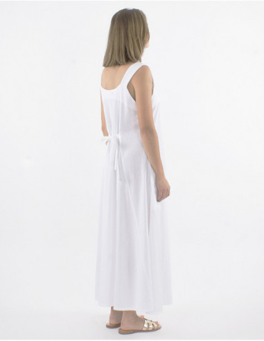 Elegant long dress 100% cotton
