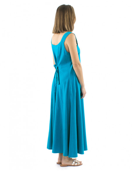 Elegant long dress 100% cotton