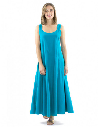 Elegant long dress 100% cotton