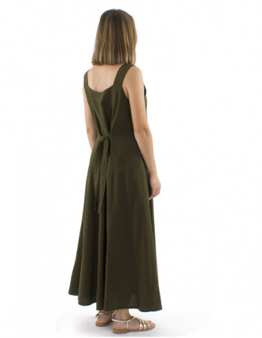 Elegant long dress 100% cotton
